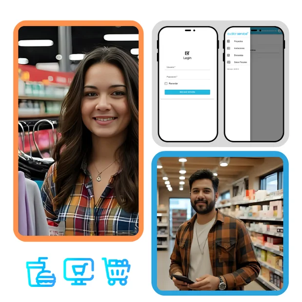 Mystery Shopper cargando su Constancia de Situación Fiscal en la app de Auditor Service